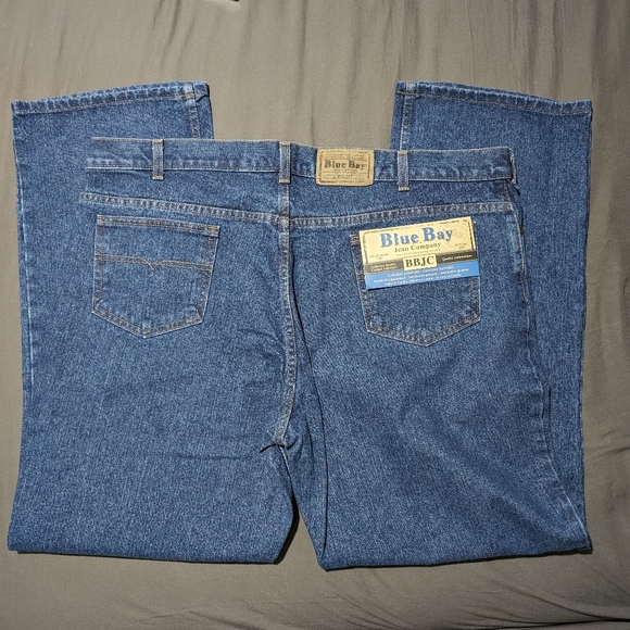 NWT Vintage Blue Bay jean company Men's Western jeans size 42x32 - Picture 5 of 9